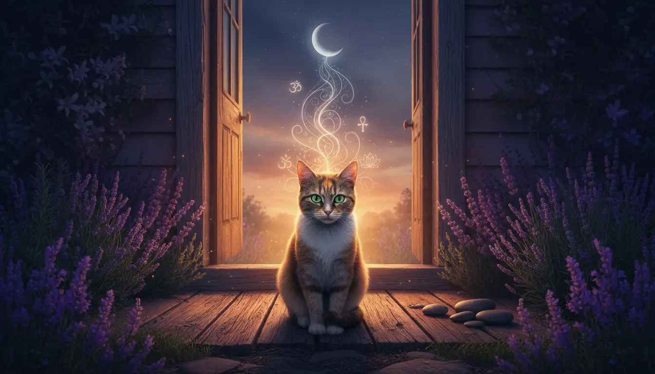 Spirituele betekenis kat voor je deur