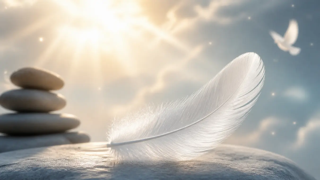 Spirituele betekenis van een witte veer